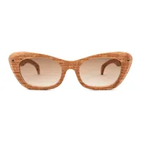 Picture Stylish, oak, clear women's glasses - Legno Light