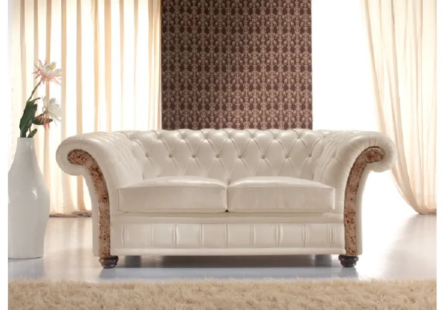obrazek 1 Sofa 3-osobowa do salonu chesterfield