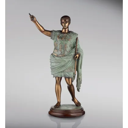 Picture Bronze sculpture of Caesar Augustus - Fonderia Artistica Ruocco