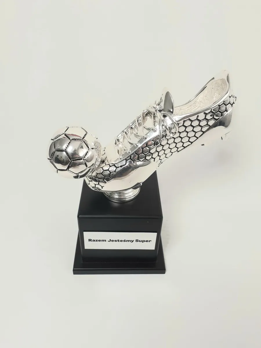 picture 6 Statuette in the shape of sports footwear with a ball - Astra Argenti