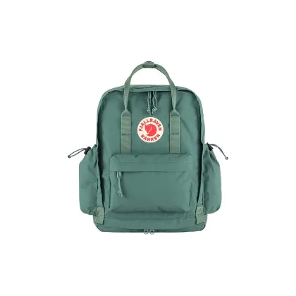 Zdjęcie Fjallraven plecak Kanken Outlong kolor turkusowy duży z aplikacją F23200251