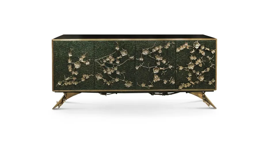 picture 16 Unusual chest of drawers for living room made of brass