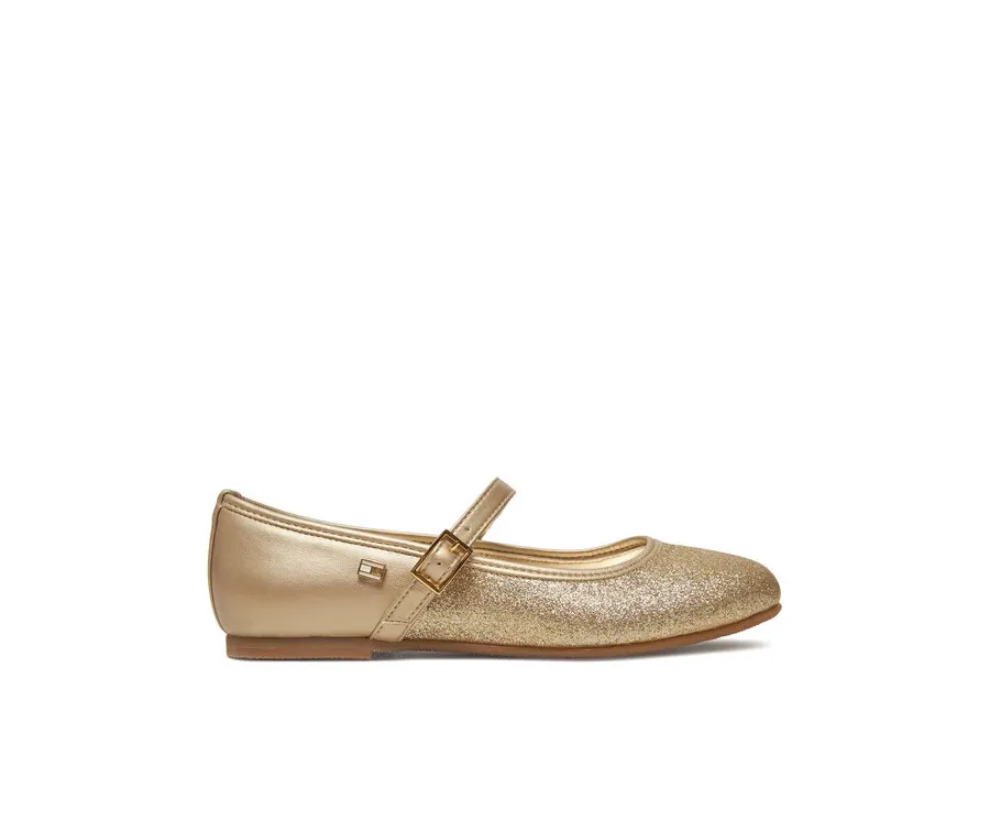 obrazek 1 Tommy Hilfiger Baleriny Ballerina T4A3-33930-0572 S Złoty