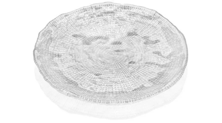 obrazek 1 Stylowy okrągły szklany talerz Diamond - IVV