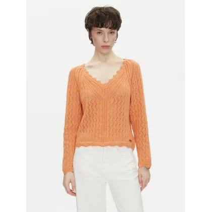 Zdjęcie Pepe Jeans Sweter Olya PL702288 Pomarańczowy Regular Fit