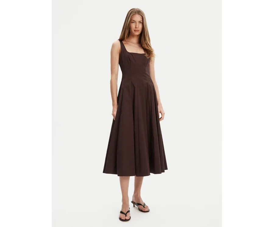 obrazek 1 STAUD Sukienka codzienna Wells R24F2101PO Brązowy Regular Fit