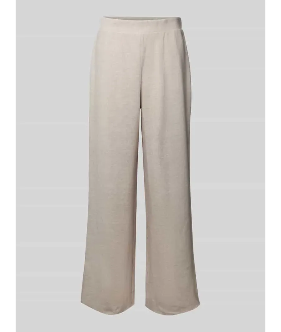 obrazek 1 Spodnie o kroju regular fit z szeroką nogawką