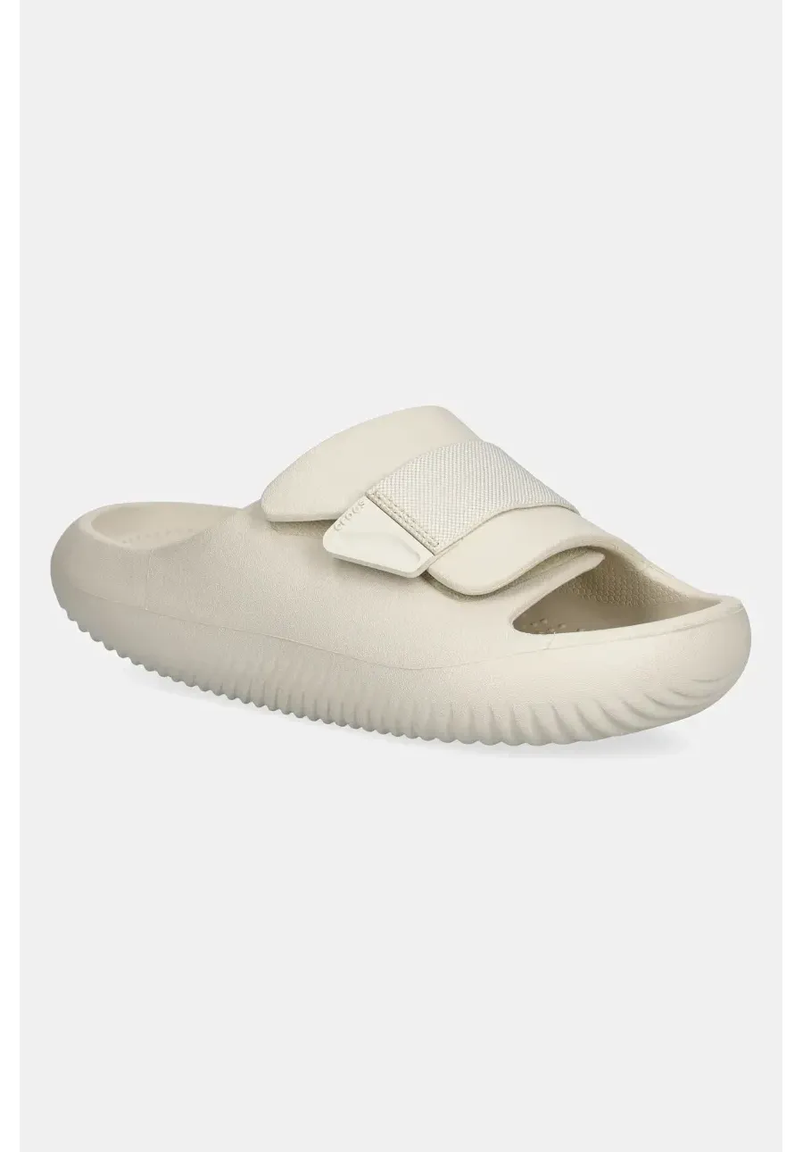 obrazek 1 Crocs klapki Mellow Luxe Recovery Slide kolor beżowy 209413.160