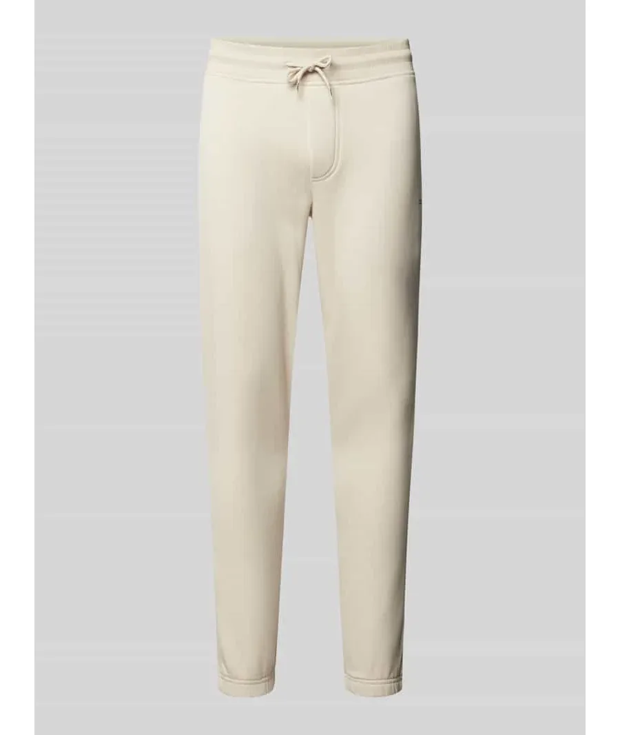 obrazek 1 Spodnie dresowe o kroju slim fit z detalem z logo