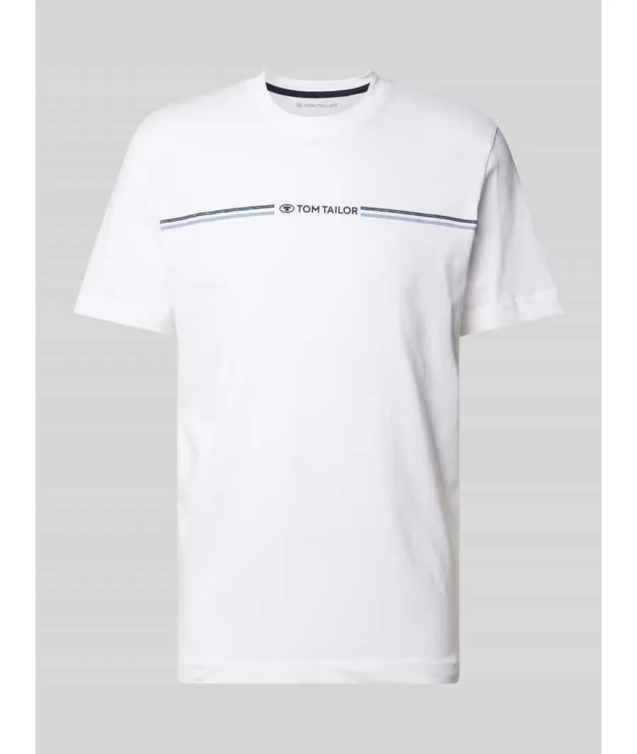obrazek 1 Tom Tailor T-Shirt 1037803 Biały Regular Fit