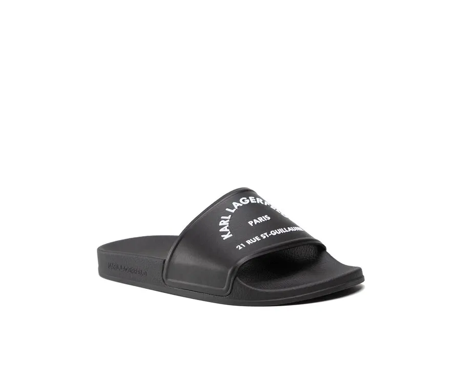 obrazek 1 KARL LAGERFELD Klapki KL70008 Czarny