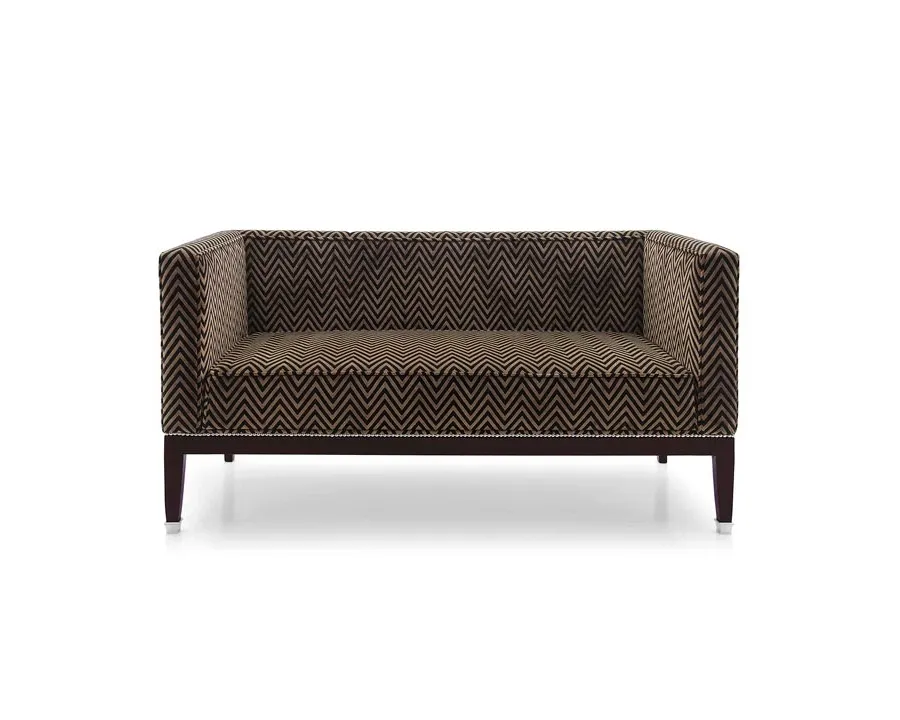 obrazek 2 Wygodna sofa w stylu art deco o strukturze drewna bukowego - Sevensedie