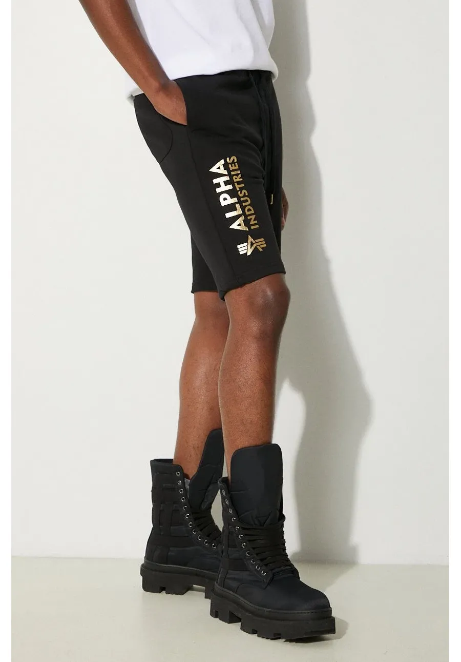 obrazek 1 Alpha Industries szorty Basic męskie kolor czarny 116364FP.583-CZARNY