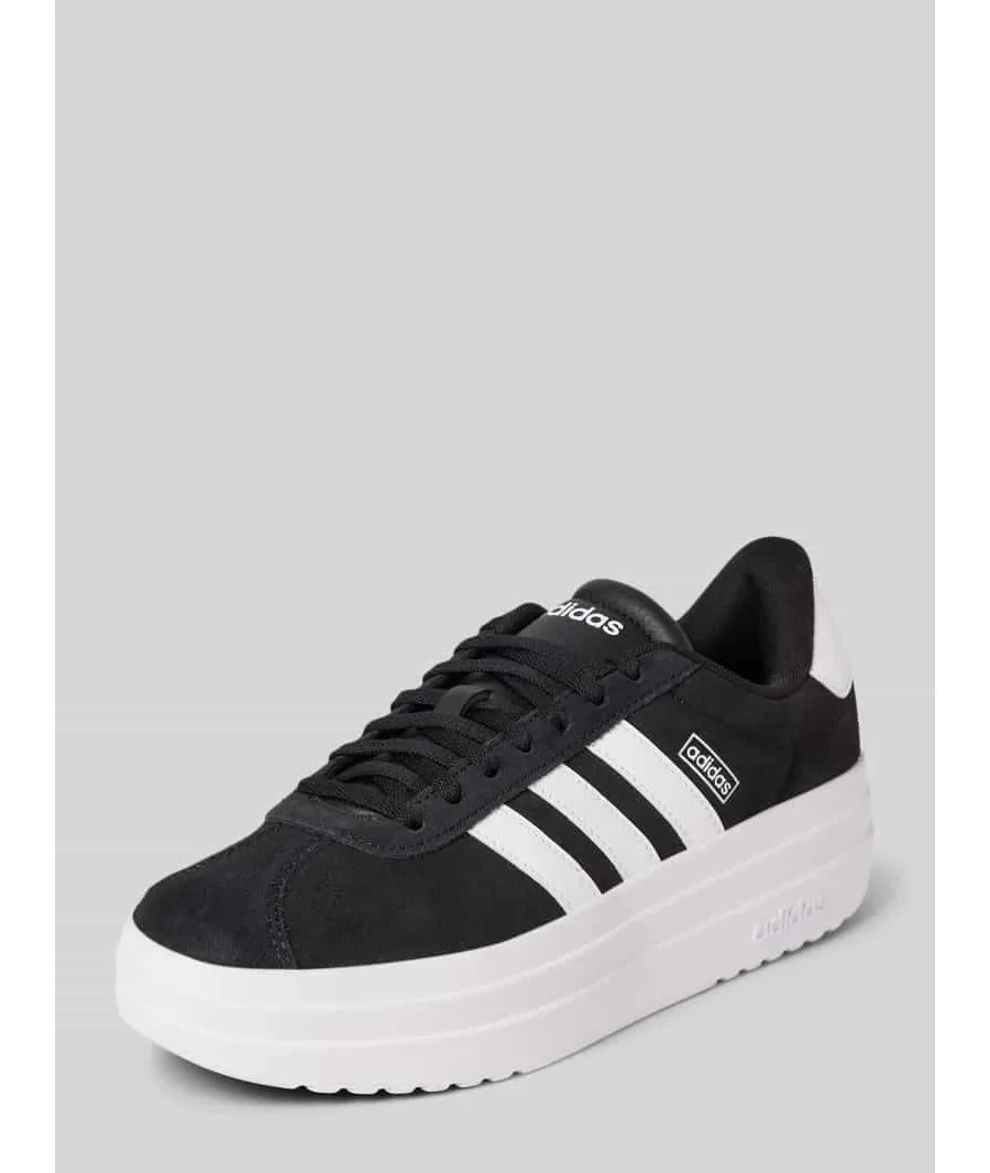 obrazek 1 Sneakersy skórzane z podeszwą na platformie model ‘COURT BOLD’