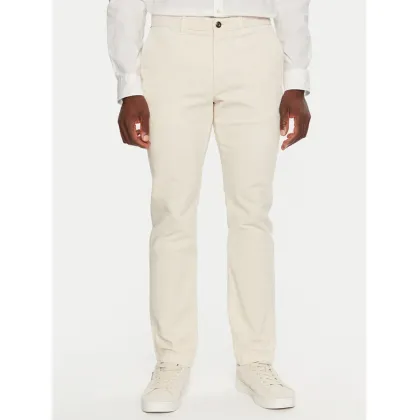 Zdjęcie Tommy Hilfiger Spodnie materiałowe MW0MW32932 Écru Regular Fit