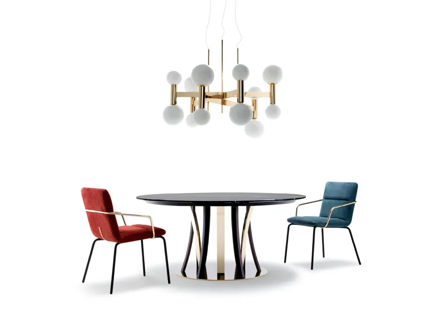 obrazek 1 Unikatowy, okrągły stół do nowoczesnych wnętrz Ø180cm - Ulivi Salotti