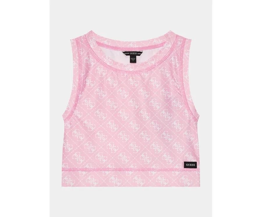 obrazek 1 Guess Top J4RI36 MC01P Różowy Slim Fit