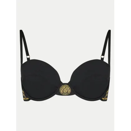 Zdjęcie Versace Biustonosz z fiszbiną Greca 1000655 Czarny