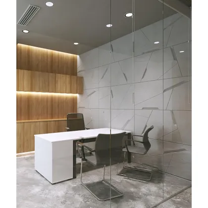 Zdjęcie 120x60 cm VT - PB18 (S50 jasny szary - mysi) SPACE - panel dekor 3D beton architektoniczny