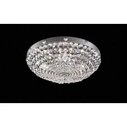 Zdjęcie Ekskluzywny żyrandol z białymi kryształami - Masiero