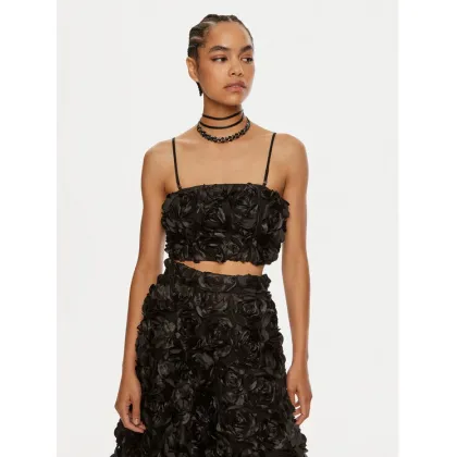 Zdjęcie ROTATE Top Emili 112949100 Czarny Slim Fit