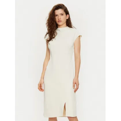 Zdjęcie Calvin Klein Sukienka codzienna Heavy Crepe Ss Bodycon Dress K20K208091 Biały Slim Fit