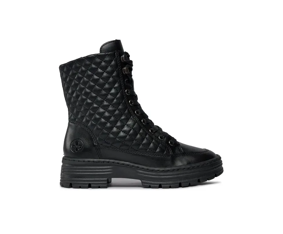 obrazek 1 Rieker Botki X8501-00 Czarny