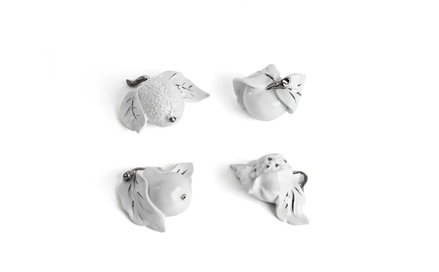 obrazek 1 Porcelanowa ozdoba w kształcie owocu granatu