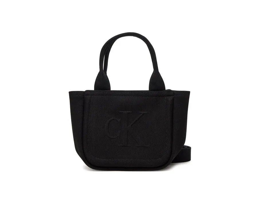 obrazek 1 Calvin Klein Jeans Torebka Summer Canvas Mini Tote LV04K3160G Czarny