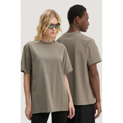Zdjęcie Heliot Emil t-shirt kolor zielony gładki AW24.M.09.127.DG23
