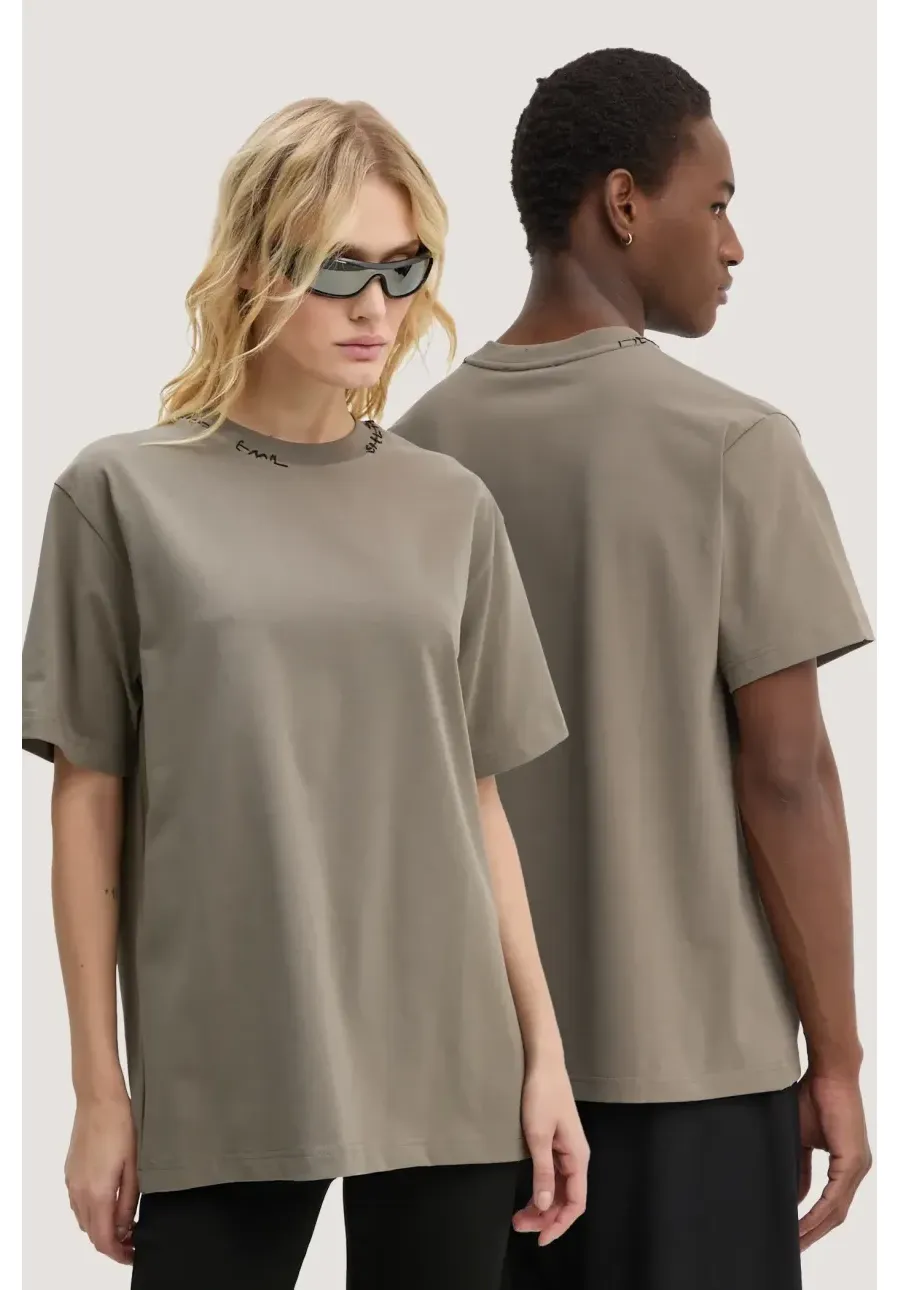 obrazek 1 Heliot Emil t-shirt kolor zielony gładki AW24.M.09.127.DG23