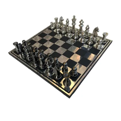 Zdjęcie Wykonany z aluminium pakiet szachowy - The Chess Empire