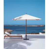 Zdjęcie Kwadratowy biały parasol Lipari 300×300 cm