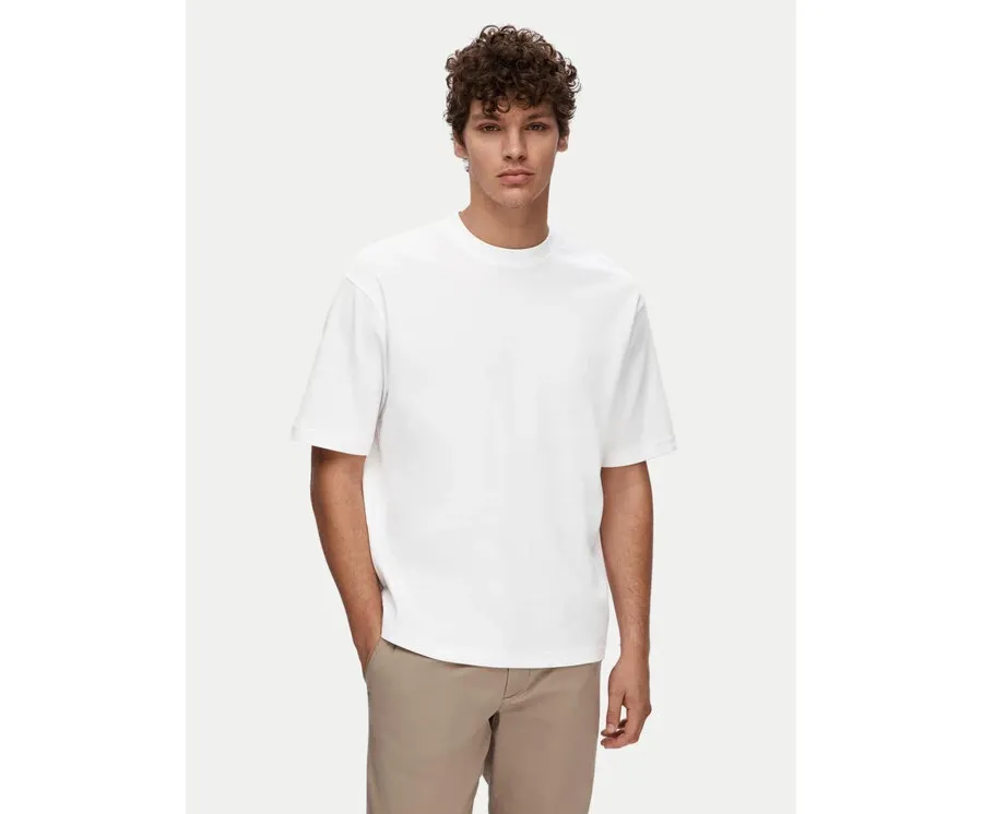 obrazek 1 Selected Homme T-Shirt 16094143 Biały Loose Fit