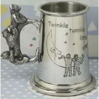 Picture A decorative pewter cup for a child - a perfect gift