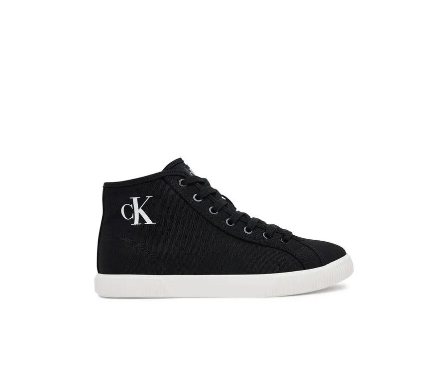 obrazek 1 Calvin Klein Jeans Sneakersy Ess Vulc Mid Cv Mg Wn YW0YW01761 Czarny