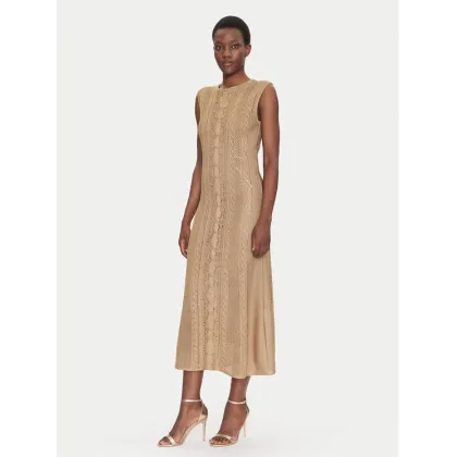 Zdjęcie Luisa Spagnoli Sukienka dzianinowa Canape 58675 Beżowy Regular Fit