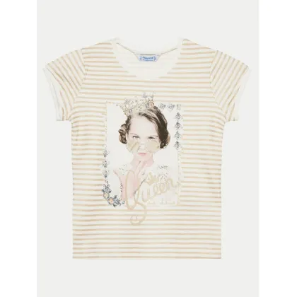 Zdjęcie Mayoral T-Shirt 3010 Złoty Regular Fit