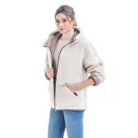 Picture Short, reversible shearling jacket - A&A Vesa