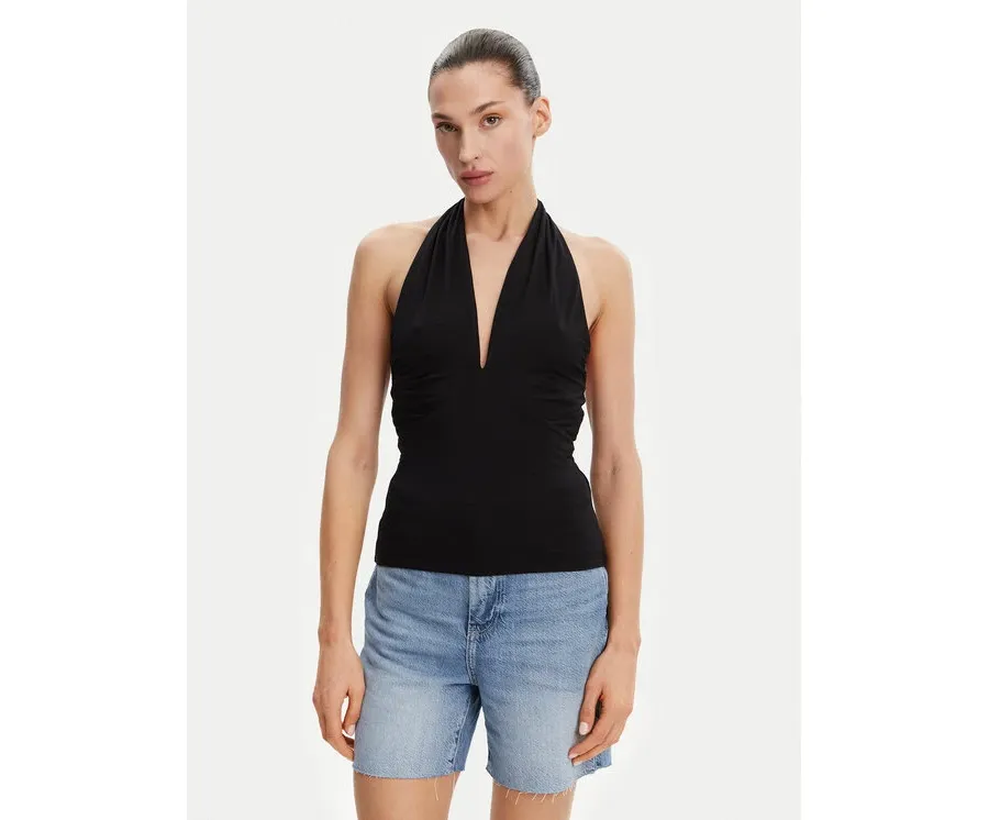 obrazek 1 Guess Top W5GP16 KACM2 Czarny Slim Fit