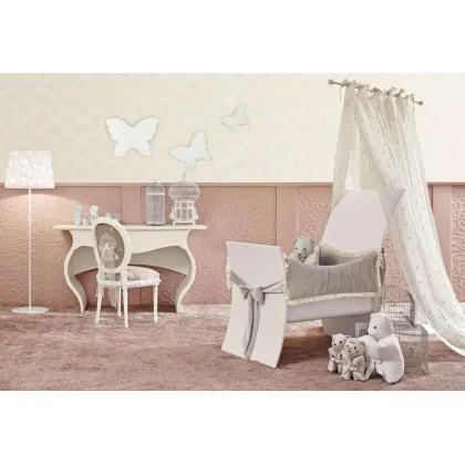 Zdjęcie Stylowa kołyska do pokoju niemowlaka - Halley