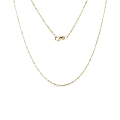 Zdjęcie Damski łańcuszek z 14K-karatowego żółtego złota o długości 45 cm KLENOTA