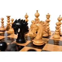 Zdjęcie Ekskluzywne pionki do szachów z matowym wykończeniem - The Chess Empire