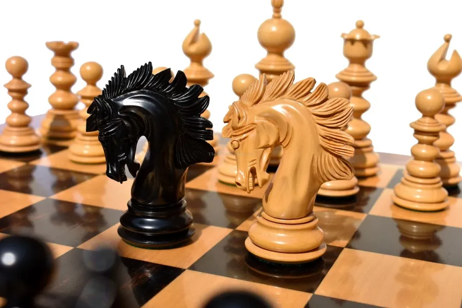 obrazek 1 Ekskluzywne pionki do szachów z matowym wykończeniem - The Chess Empire