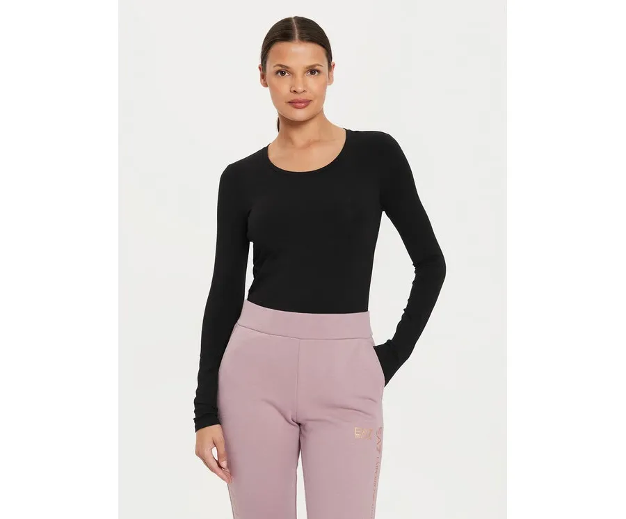 obrazek 1 EA7 Emporio Armani Bluzka 6DTT06 TJQCZ 0210 Czarny Slim Fit