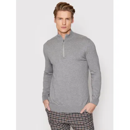 Zdjęcie Selected Homme Sweter Berg 16074687 Szary Regular Fit