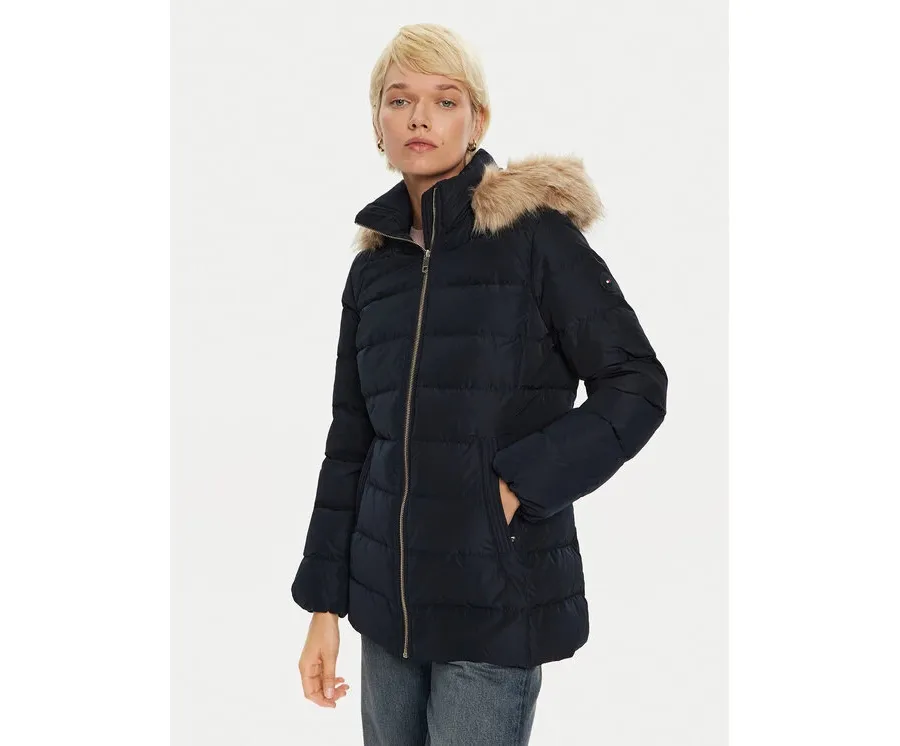 obrazek 1 Tommy Hilfiger Kurtka puchowa WW0WW43600 Granatowy Regular Fit