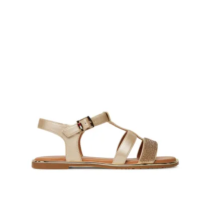 Zdjęcie Tommy Hilfiger Sandały T3A2-33781-1372 S Złoty