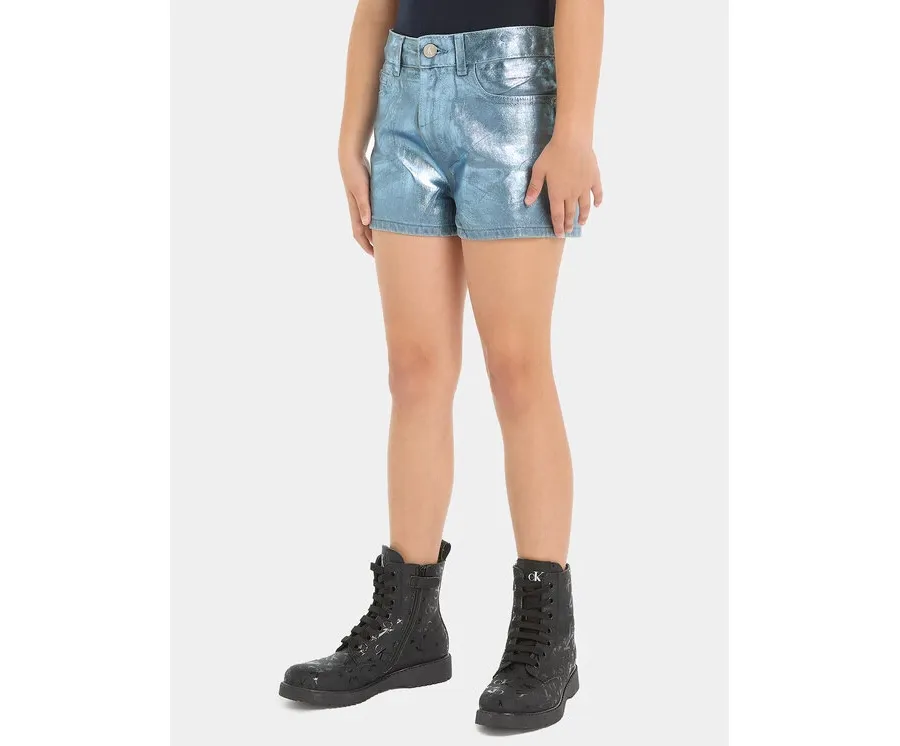 obrazek 1 Calvin Klein Jeans Szorty materiałowe IG0IG02368 Niebieski Relaxed Fit