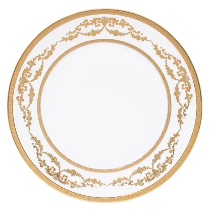 Zdjęcie Luksusowy talerz porcelanowy Imperio Gold